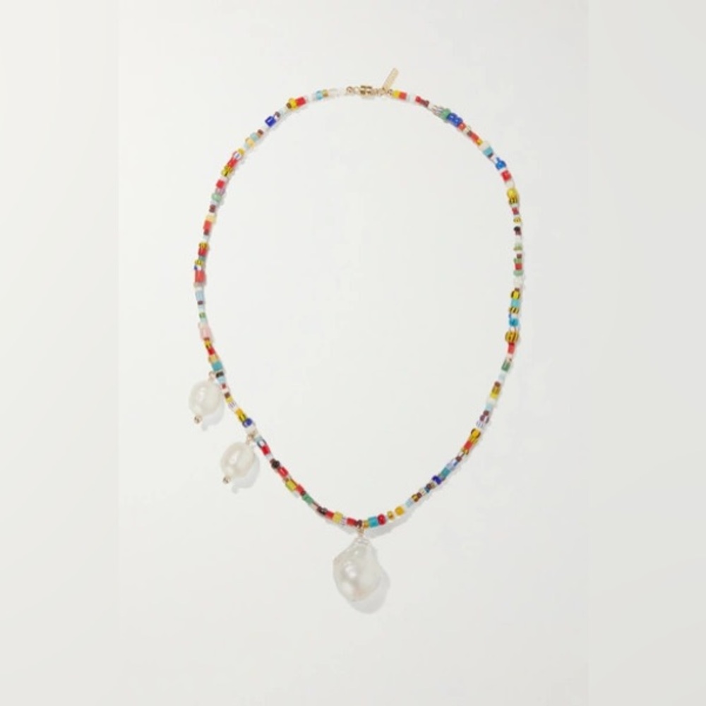 ELIOU pearl multi color necklace